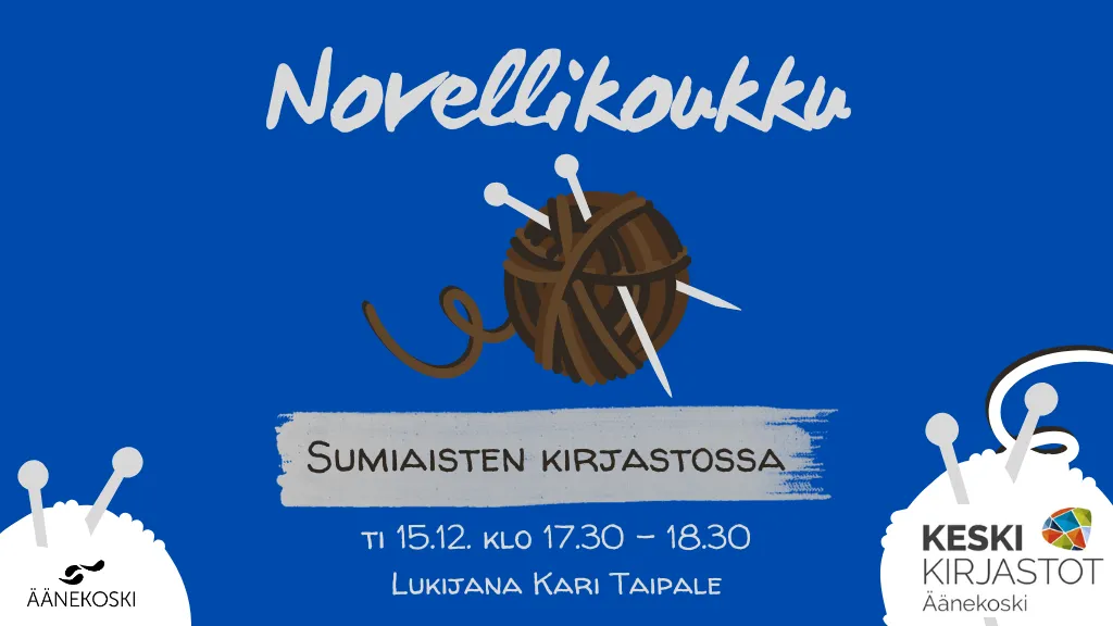 Novellikoukku Sumiaisten kirjastossa