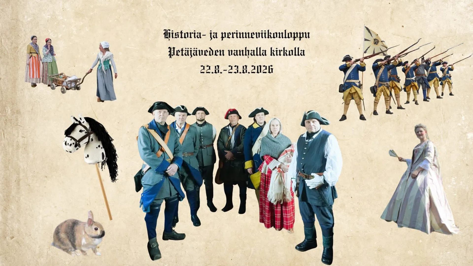 Historia- ja perinneviikonloppu Petäjäveden vanhalla kirkolla