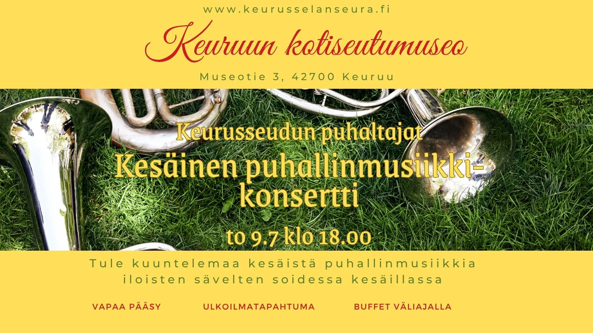 Kesäinen puhallinmusiikkikonsertti