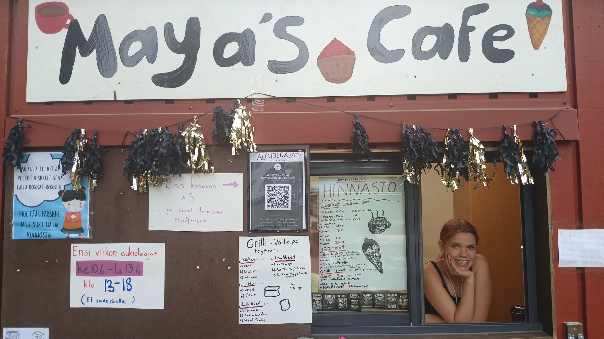 Maya's Cafe auki jälleen heinäkuun alussa