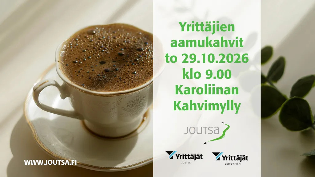 Yrittäjien aamukahvit Joutsassa