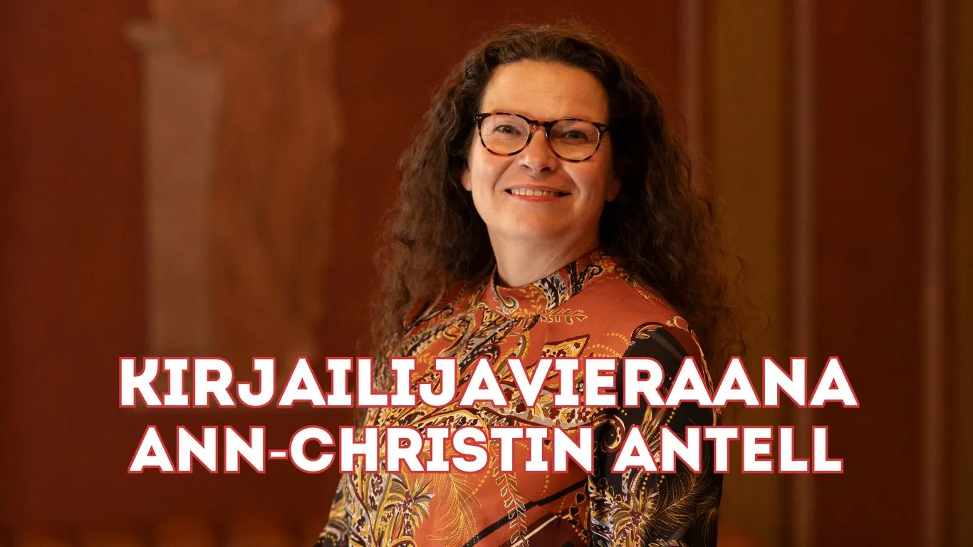 Kirjailijavieraana Ann-Christin Antell