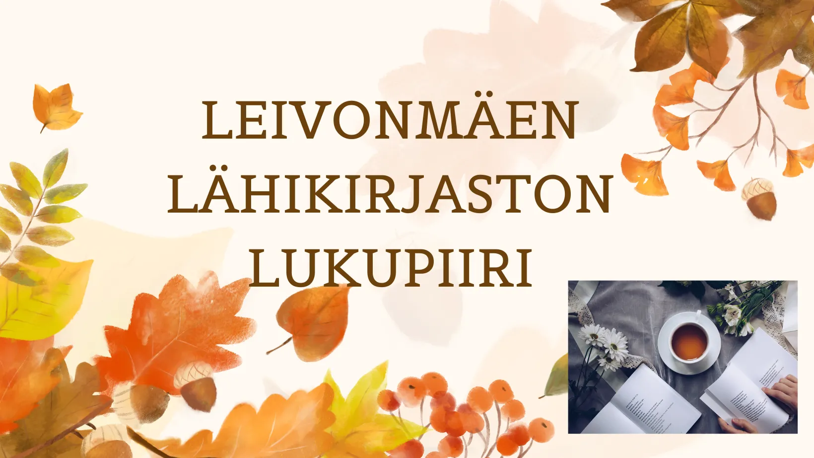 Leivonmäen lähikirjaston lukupiiri